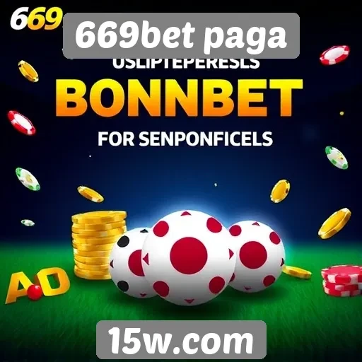 Bonificações e promoções do 669bet paga em destaque