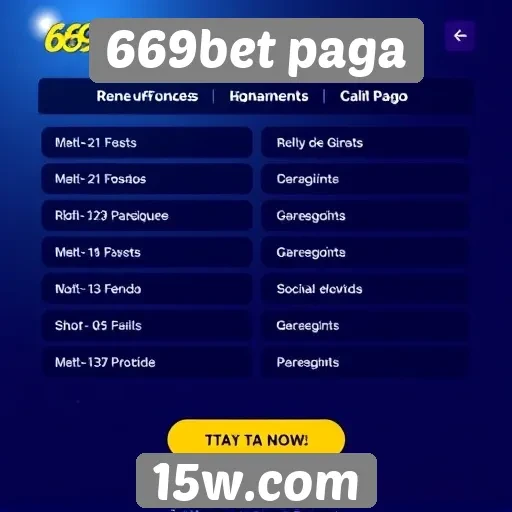 Métodos de pagamento disponíveis no site 669bet